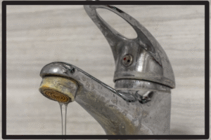 Calcium Buildup On Faucet